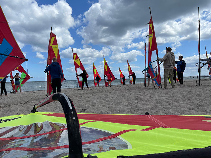 windsurfen lernen an der ostsee dahme